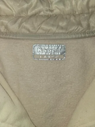 Sudadera Kappa Vintage Half Zip Retro Talla L