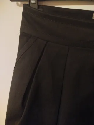 Falda globo negro