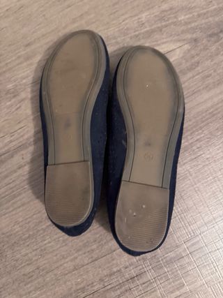 Manoletinas Sfera azul marino niña t36