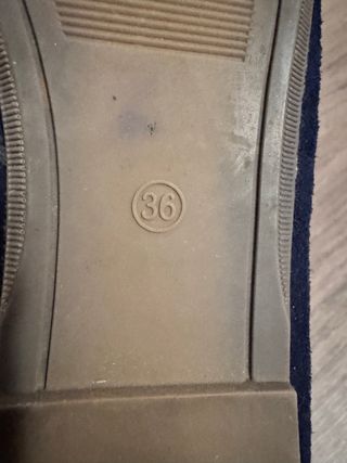 Manoletinas Sfera azul marino niña t36