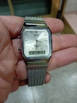 CASIO VINTAGE AQ-230EM-7A/NEW VERSION/OFERTA flash