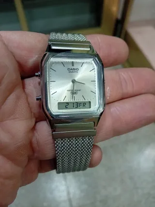 CASIO VINTAGE AQ-230EM-7A/NEW VERSION/OFERTA flash