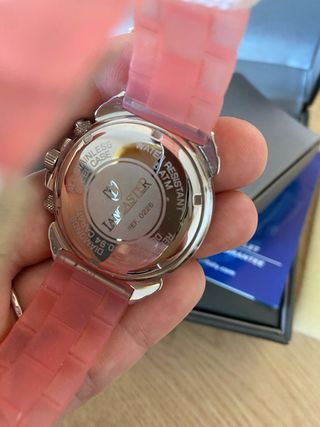 Reloj Lancaster Italy Nuevo Rosa y Plateado