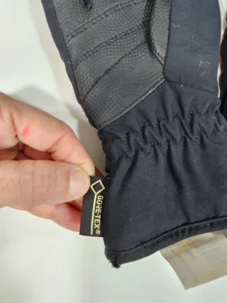 Guantes Ziener Gore-Tex Negro/Rojo Talla 3.5