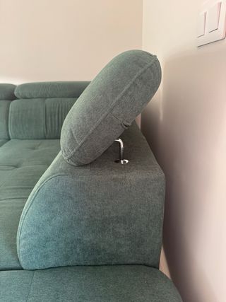 Sofá Cama Chaise Longue Verde