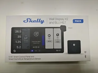 Shelly Wall Display X2 y BLU H&T Pack Negro