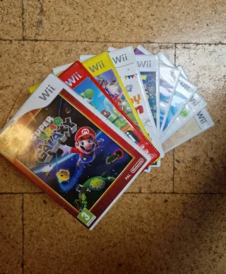 Pack Nintendo Wii Blanca + 2 Mandos + 9 Juegos