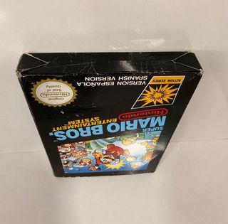 Super Mario Bros. NES Caja Manual Cartucho