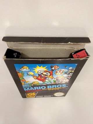 Super Mario Bros. NES Caja Manual Cartucho