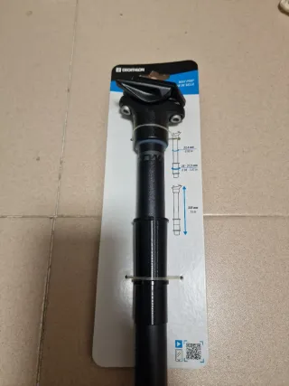 Tija sillín bicicleta Decathlon