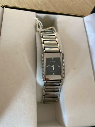 Reloj Rado Jubilé Mujer Diamantes Negro Plata