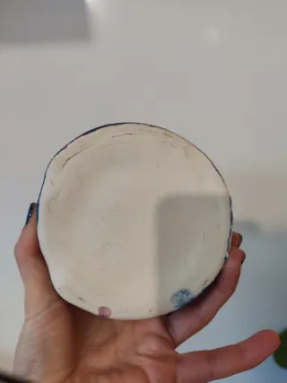 Jarra cerâmica artesanal multicolor