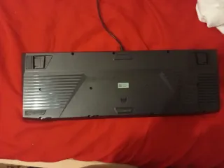 Teclado gaming negro