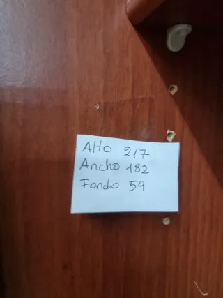 Armario puertas correderas con espejo