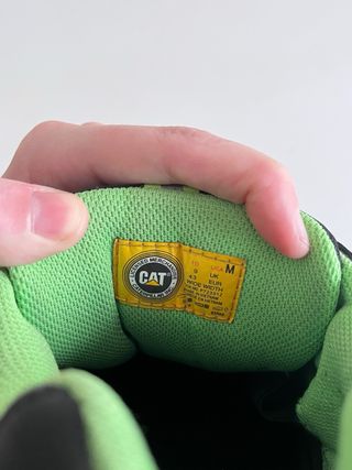 Zapatillas CAT Intruder Oxford Negras y Verdes