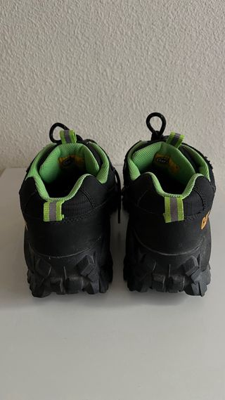 Zapatillas CAT Intruder Oxford Negras y Verdes