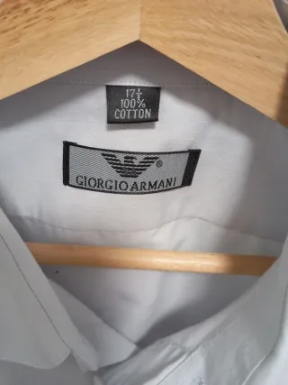 Camisa Giorgio Armani Gris