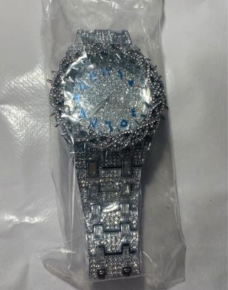 Reloj Lujo Iced Out Estilo Urbano