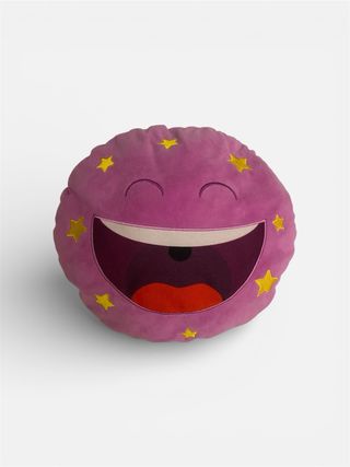 Cuscino tondo espressione sorriso 34 cm