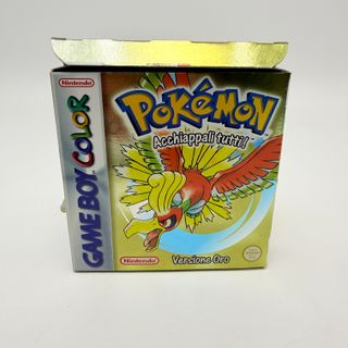 Pokemon Oro ORIGINALE Nintendo Game Boy COMPLETO