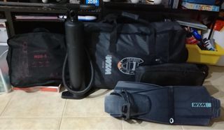 Pato de pesca hinchable