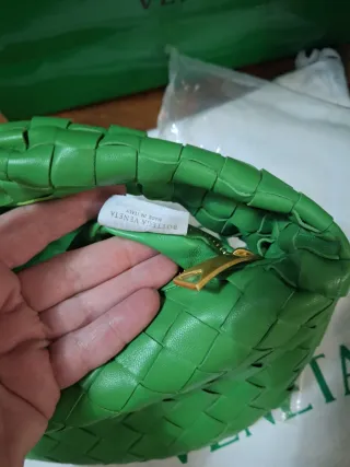 Borsa Bottega Veneta Jodie Verde