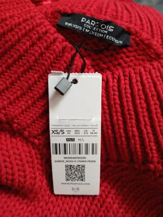 Jersey Parfois Rojo Talla xs Nuevo