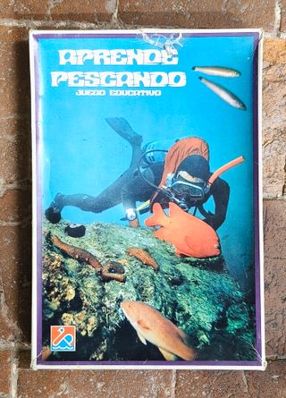 JUEGO DE MESA APRENDE PESCANDO AÑOS 70 EDUCATIVO