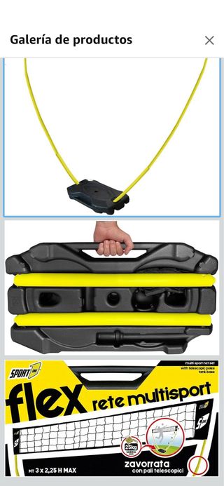 Red de voleibol plegable multi-deporte