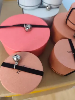 Cajas Originales Tous Set Rosa y Blanco