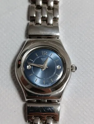 Orologio Swatch Irony Blu Argento