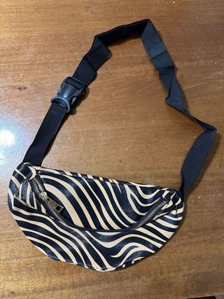 Marsupio con stampa zebra