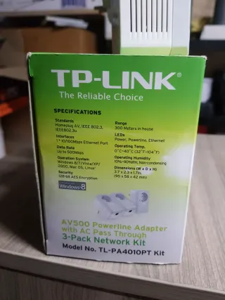 TP-Link Adaptadores PLC AV500 (Pack 3)