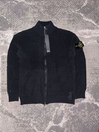 Stone Island Maglione Zip Nero