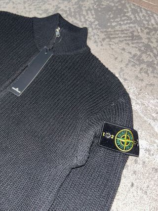 Stone Island Maglione Zip Nero