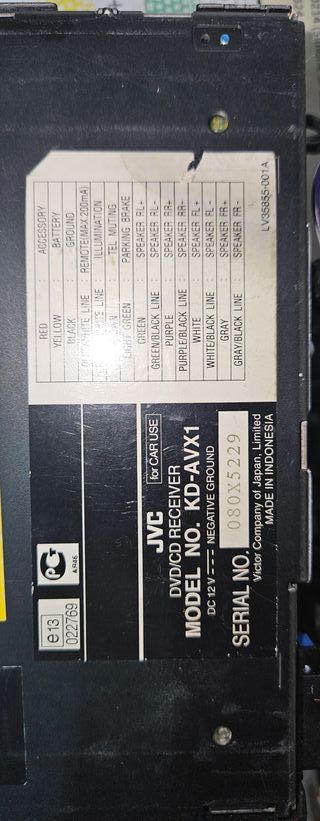 Autoradio JVC KD-AVX1