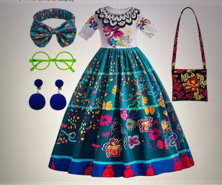 Disfraz Mirabel Encanto Talla8 mas o menos