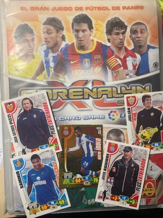 Álbum Panini Adrenalyn XL LaLiga 10/11 + 5 cartas