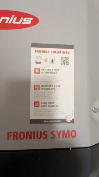 Inversor Fronius Symo 3,7 kW Trifásico