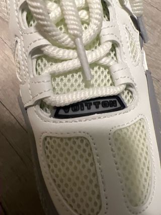 Scarpe Louis Vuitton Grigio Bianco