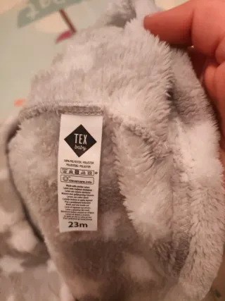 Bata niña 23 meses estrellas