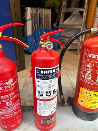 Lote 5 Extintores Incendios SESISA ORFEO AUCA