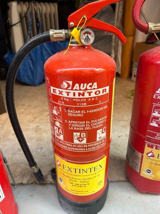 Lote 5 Extintores Incendios SESISA ORFEO AUCA