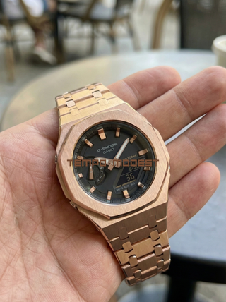 Casio GA-2100 CasiOak Oro Rosa Negro