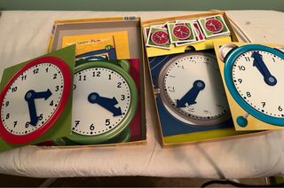 Juego educativo L'orologio El reloj 5-9 años
