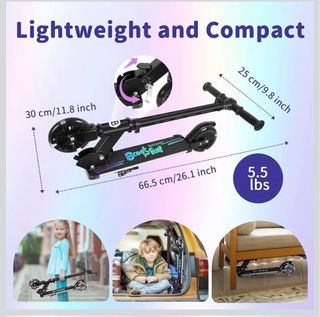 Patinete Infantil Beleev V3 con Luces LED