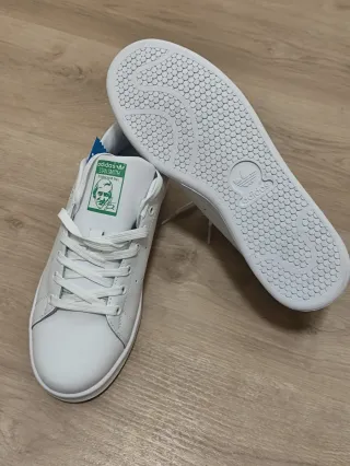 Adidas Stan Smith Blancas/Verdes, talla 44