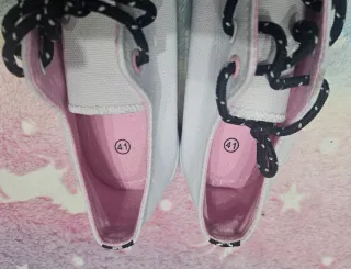 Zapatillas estilo Converse blancas