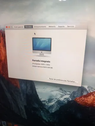 Ordenador Apple iMac Plata a1225