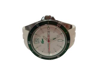 RELOJ DE CUARZO LACOSTE SEATTLE 2010802 VERDE Y BLANCO 42MM